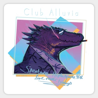 Club Alluvia Sticker